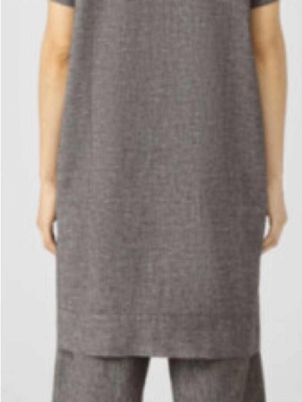 EILEEN FISHER Lightweight Black & White Button-Front Shirt dress small - Picture 10 of 16